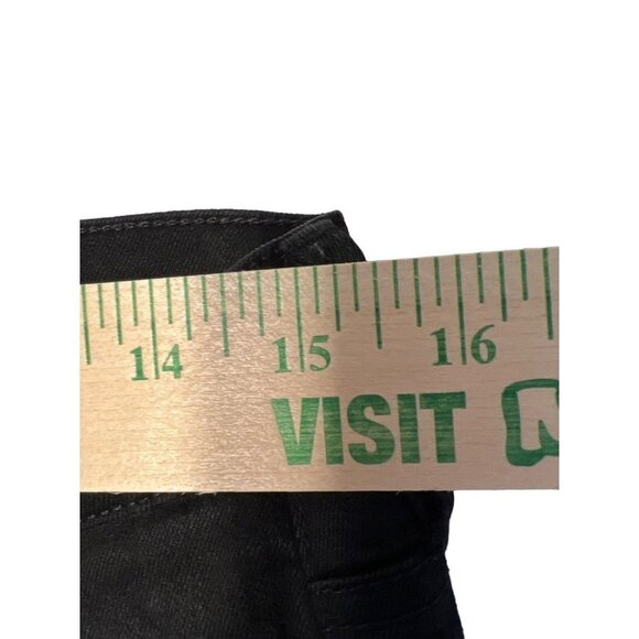 J.Crew Reid Black Denim Jeans Women's Size 30 Mid Rise Straight Leg - Picture 6 of 12